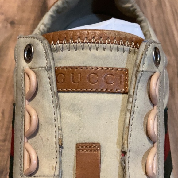 Gucci Classic men’s sneaker LEFT SHOE ONLY Logo GG luxury - Picture 3 of 16